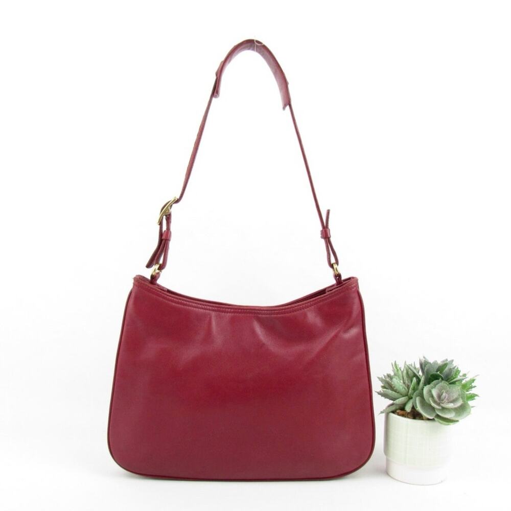 Authentic Coach Y2K Vintage Red Smooth Leather Bag - Picture 2 of 9